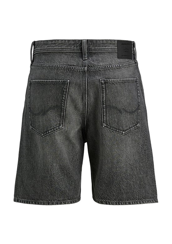 JACK JONES Jjitony Black Denim Erkek Denim Şort