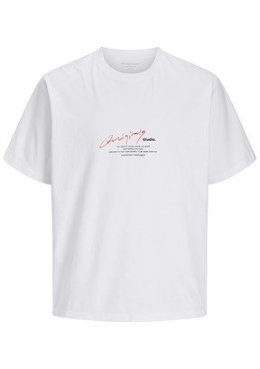 JACK JONES  Erkek Bisiklet Yaka T-shirt
