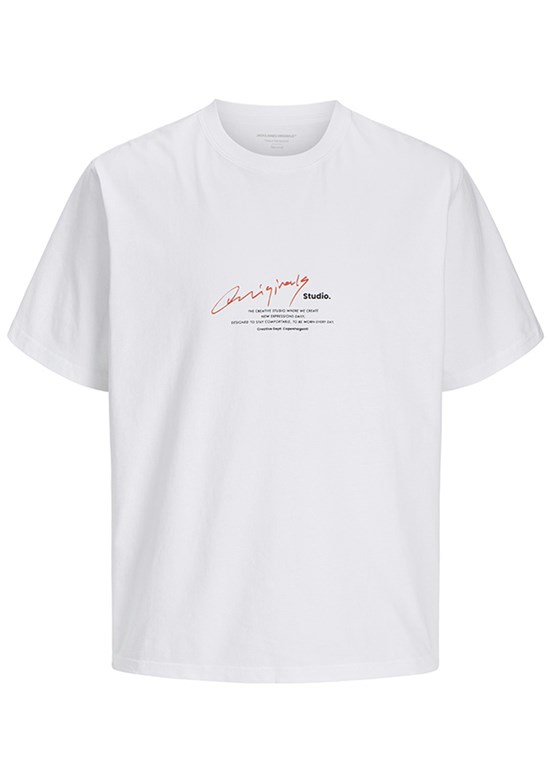 JACK JONES  Erkek Bisiklet Yaka T-shirt