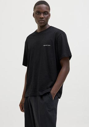 JACK JONES Siyah Erkek Baskılı T-shirt