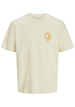 JACK JONES Beyaz Erkek Baskılı T-shirt