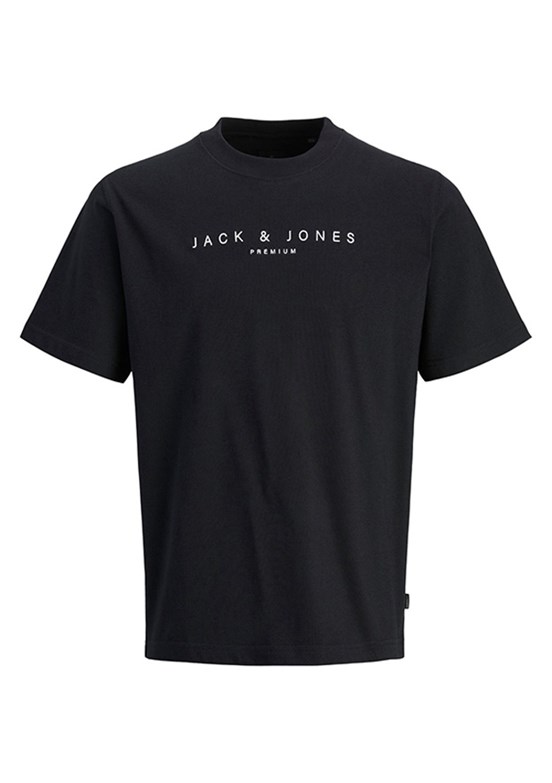 JACK JONES Siyah Erkek T-Shirt