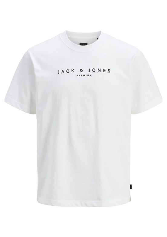 JACK JONES Beyaz Erkek T-Shirt