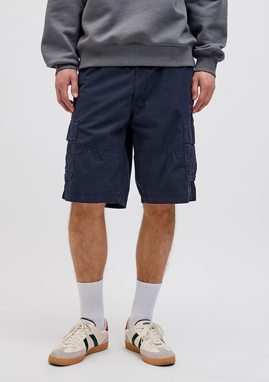 JACK JONES Lacivert Erkek Cepli Şort