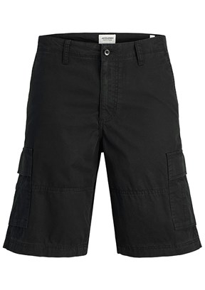 JACK JONES Siyah Erkek Cepli Şort