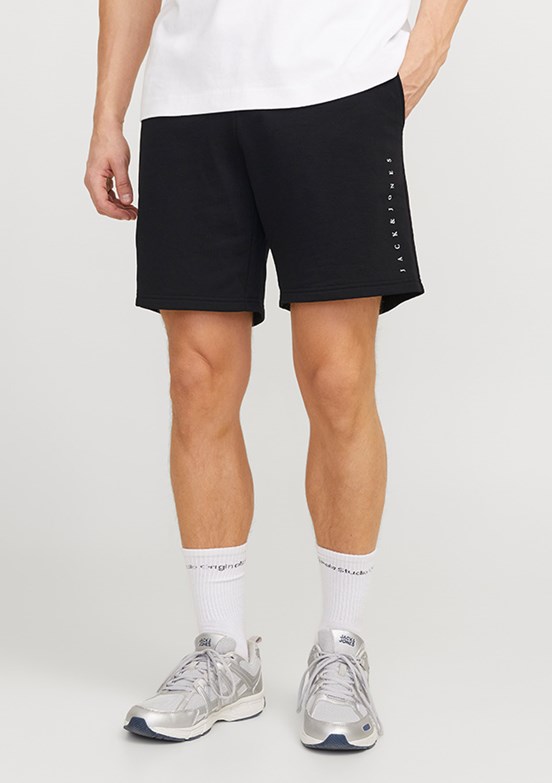 JACK JONES Siyah Erkek Basic Şort