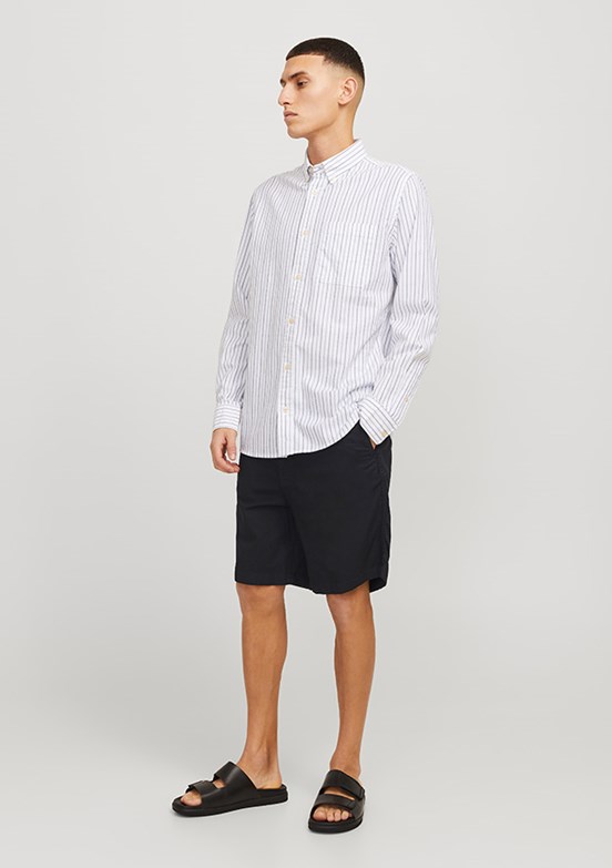 JACK JONES Siyah Erkek Basic Şort
