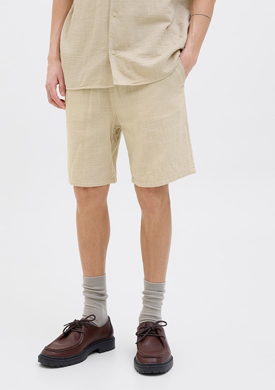 JACK JONES Bej Erkek Basic Şort