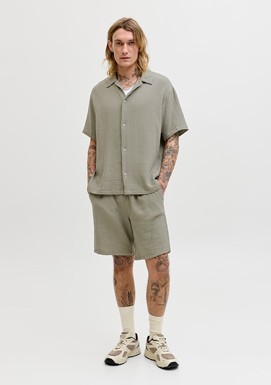JACK JONES Jpstjaiden Patras - 12274758 Erkek Yeşil Cepli Şort