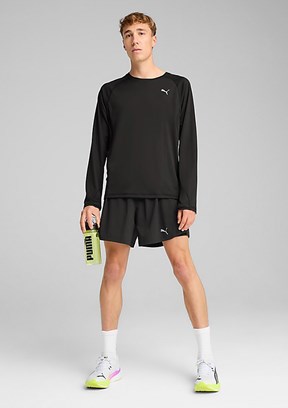 PUMA Run Velocity Siyah Kadın Bisiklet Yaka T-Shirt