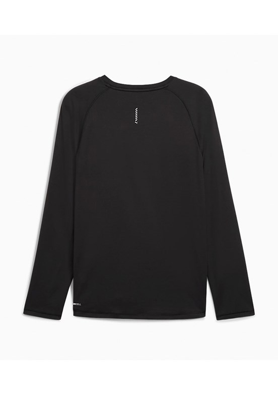PUMA Run Velocity Siyah Kadın Bisiklet Yaka T-Shirt