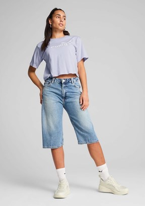 PUMA Çok Renkli Kadın Cropped T-Shirt
