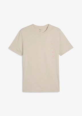 PUMA Tad Tech Triblend Krem Erkek Antrenman T-shirt