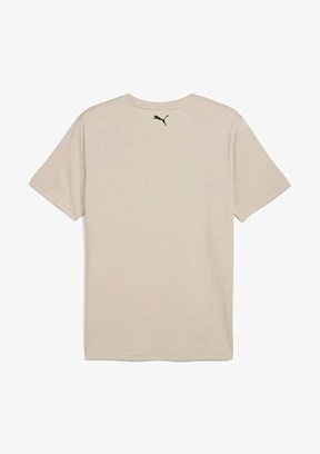 PUMA Tad Tech Triblend Krem Erkek Antrenman T-shirt
