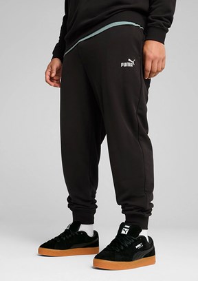 PUMA Siyah Erkek Ess No. 1 Logo Eşofman Altı