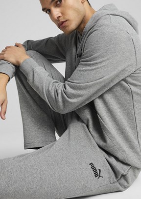 PUMA Essential No. 1 - 68261203 Erkek Gri Eşofman Altı