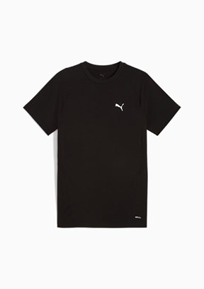 PUMA Siyah Erkek Bisiklet Yaka T-shirt