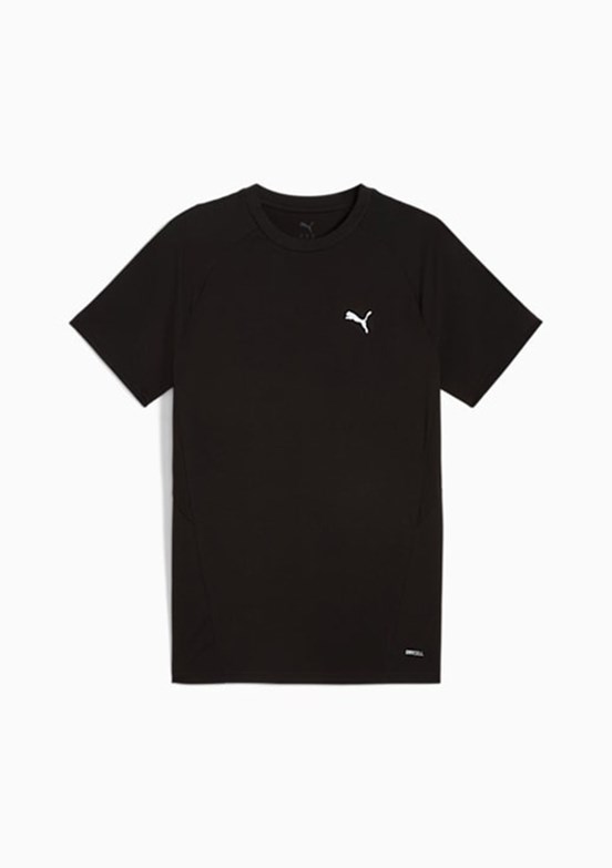 PUMA Siyah Erkek Bisiklet Yaka T-shirt