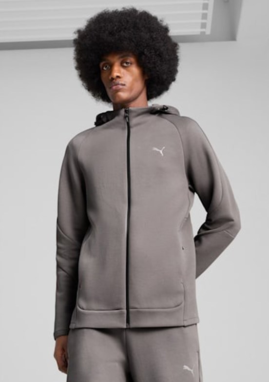 PUMA EVOSTRIPE Full-Zip Erkek Kapüşonlu Sweatshirt