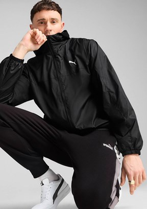 PUMA Ess Regular Windbreaker Siyah Erkek Ceket