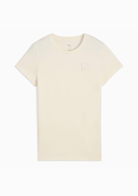 PUMA ESS Elevated Çok Renkli Kadın Bisiklet Yaka T-Shirt