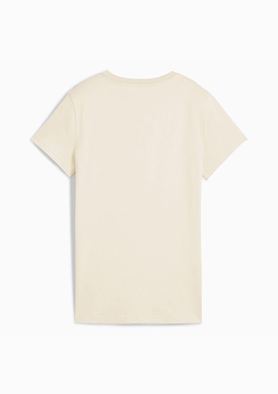 PUMA ESS Elevated Çok Renkli Kadın Bisiklet Yaka T-Shirt