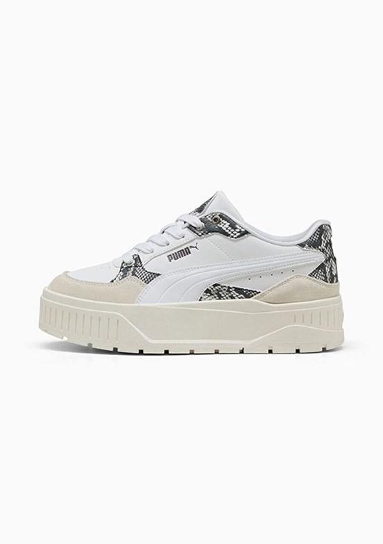 PUMA Karmen II Idol Snake Chic Beyaz Kadın Sneaker Ayakkabı
