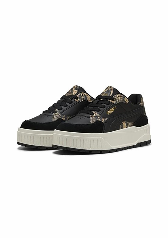 PUMA Karmen II Idol Snake Chic Siyah Kadın Sneaker Ayakkabı