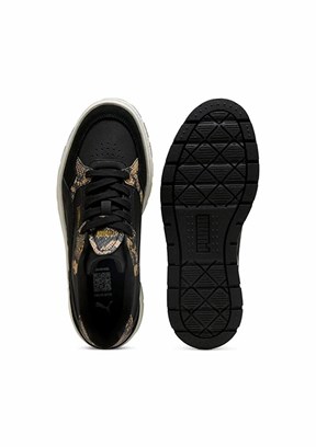 PUMA Karmen II Idol Snake Chic Siyah Kadın Sneaker Ayakkabı