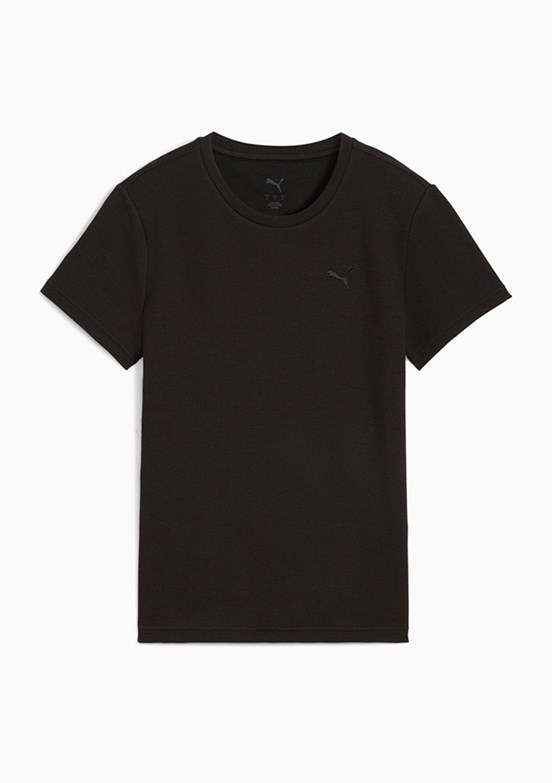 PUMA Her Tee Siyah Kadın Bisiklet Yaka T-Shirt