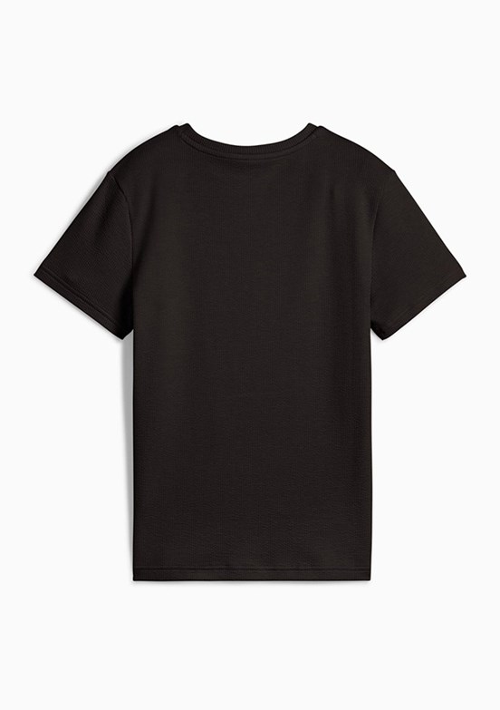 PUMA Her Tee Siyah Kadın Bisiklet Yaka T-Shirt