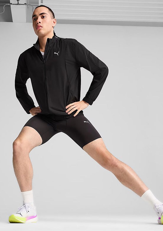 PUMA Siyah Erkek Run Velocity Baskılı Ceket