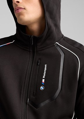 PUMA Siyah Erkek Bmw Mms Baskılı Sweatshirt
