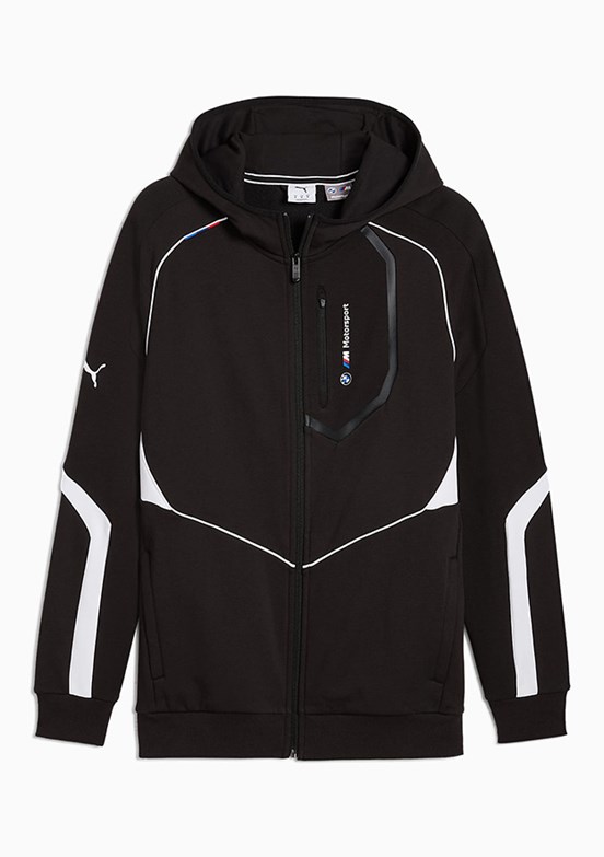PUMA Siyah Erkek Bmw Mms Baskılı Sweatshirt