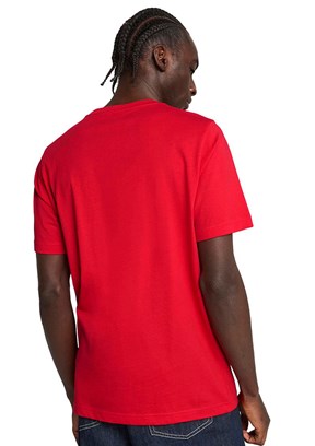 PUMA Kırmızı Unisex Ess No. 1 Logo Baskılı T-Shirt