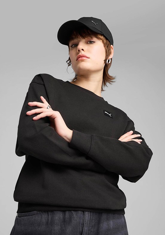 PUMA Siyah Unisex SS METAL PUMA CAT BB Cap Şapka