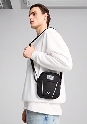 PUMA BMW MMS Portable Siyah Unisex Çapraz Çantası