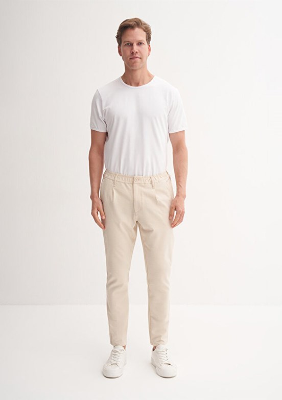 CAZADOR Caz 0017 Erkek Bej Jogger Pantolon
