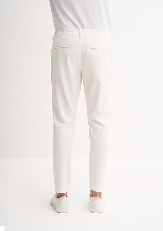 CAZADOR Caz 0017 - 25YCEED00017 Erkek Beyaz Jogger Pantolon