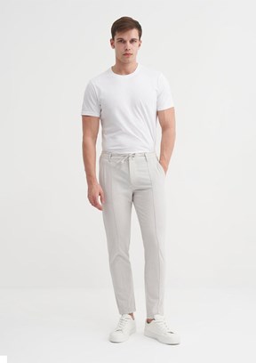 CAZADOR Caz 0026 - 25YCEED00026 Erkek Beyaz Jogger Pantolon