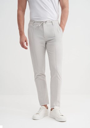 CAZADOR Caz 0026 - 25YCEED00026 Erkek Beyaz Jogger Pantolon