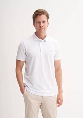 CAZADOR Caz 4008 Erkek Beyaz Polo Yaka T-Shirt