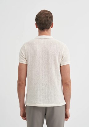 CAZADOR Ekru Erkek Polo Yaka T-shirt