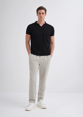 CAZADOR Siyah Erkek Polo Yaka T-shirt