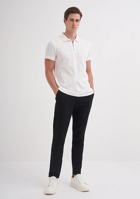 CAZADOR Ekru Erkek Polo Yaka T-shirt