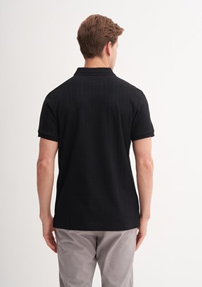 CAZADOR Siyah Erkek Polo Yaka T-Shirt