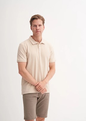 CAZADOR Bej Erkek Polo Yaka T-shirt