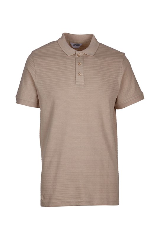 CAZADOR Bej Erkek Polo Yaka T-Shirt