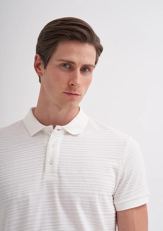 CAZADOR Ekru Erkek Polo Yaka T-shirt