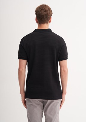 CAZADOR Siyah Erkek Polo Yaka T-Shirt
